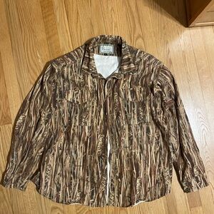 Camo hunting Button-Up heavy Shirt / jacket